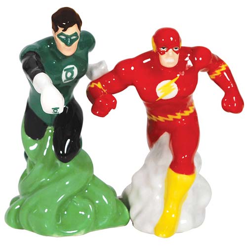 DC Comics Green Lantern and The Flash Salt and Pepper Shakers